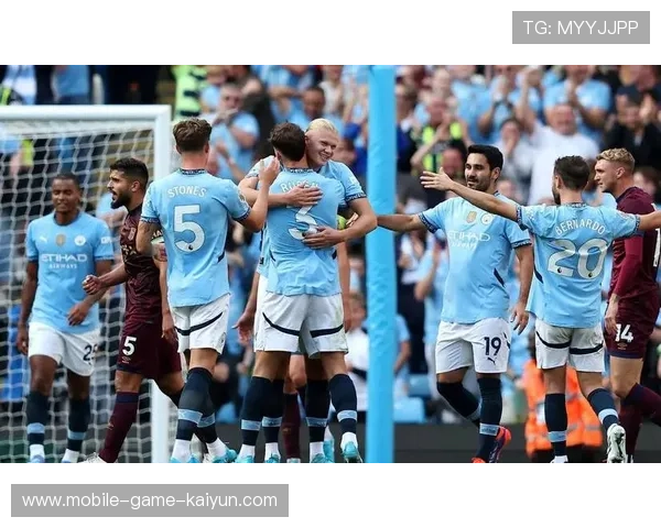 英超曼城前场角球高点制胜,对手防线被突破